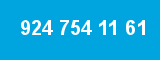 924 754 11 61 924 754 11 61